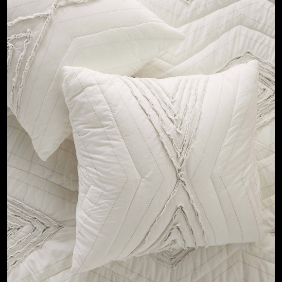 Anthropologie Other - Anthropologie Textured Blue Ridge Euro Sham 26"